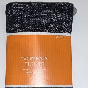 Vintage Spiderweb Tights Black New witchy goth horror vamp punk Halloween